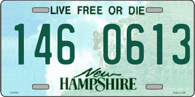 NH license plate 1460613