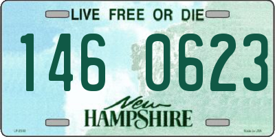 NH license plate 1460623