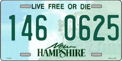 NH license plate 1460625