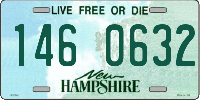 NH license plate 1460632