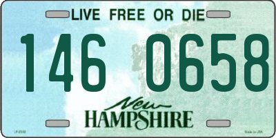 NH license plate 1460658