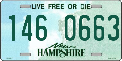 NH license plate 1460663