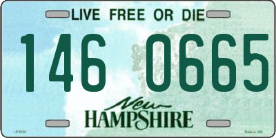 NH license plate 1460665