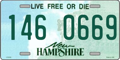 NH license plate 1460669