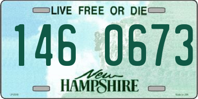 NH license plate 1460673