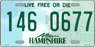 NH license plate 1460677