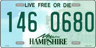 NH license plate 1460680