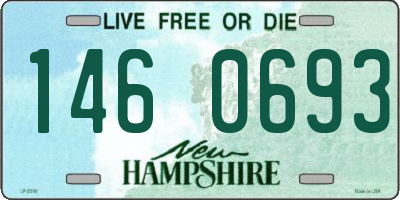 NH license plate 1460693