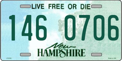 NH license plate 1460706