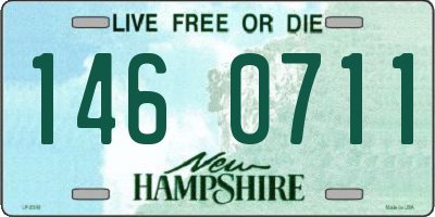 NH license plate 1460711