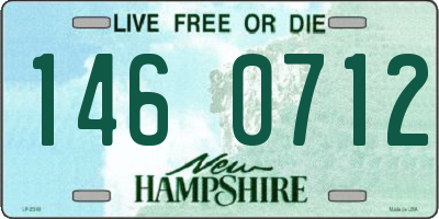 NH license plate 1460712