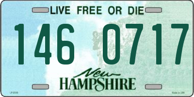 NH license plate 1460717