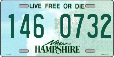 NH license plate 1460732