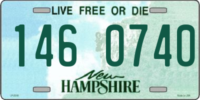 NH license plate 1460740