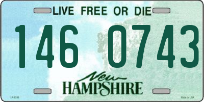 NH license plate 1460743