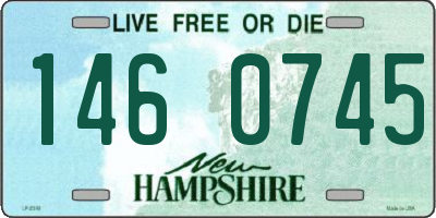 NH license plate 1460745