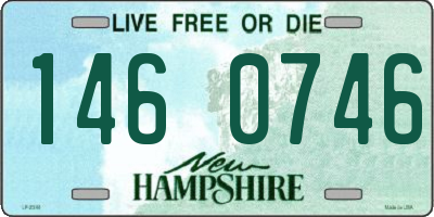 NH license plate 1460746