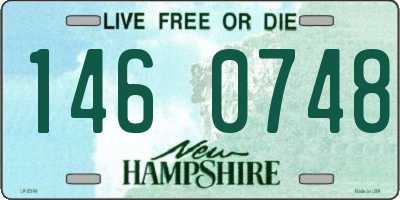 NH license plate 1460748