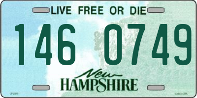 NH license plate 1460749