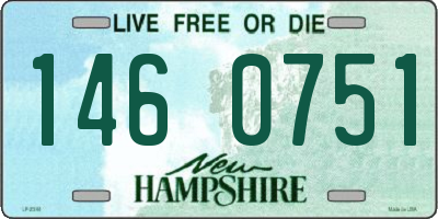 NH license plate 1460751