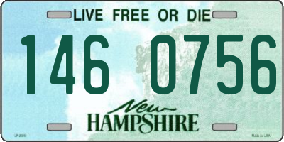 NH license plate 1460756