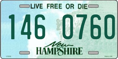 NH license plate 1460760