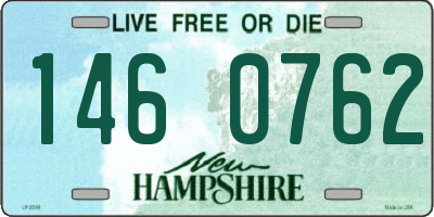 NH license plate 1460762
