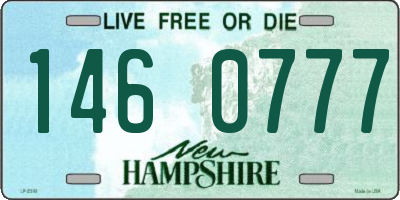 NH license plate 1460777