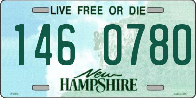 NH license plate 1460780
