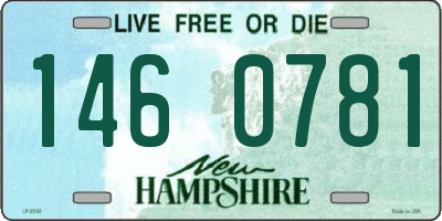 NH license plate 1460781