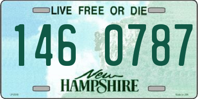 NH license plate 1460787
