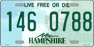 NH license plate 1460788