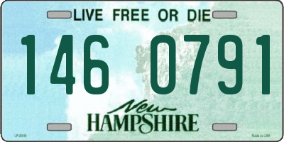 NH license plate 1460791