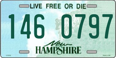 NH license plate 1460797