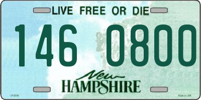 NH license plate 1460800
