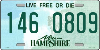 NH license plate 1460809