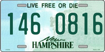 NH license plate 1460816