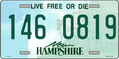 NH license plate 1460819