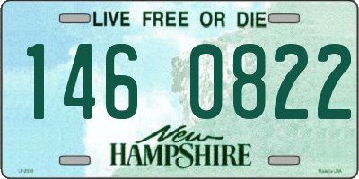 NH license plate 1460822