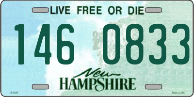 NH license plate 1460833