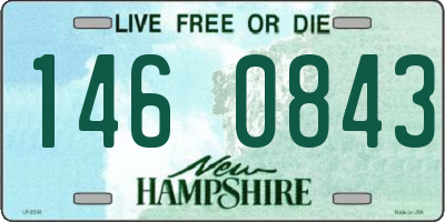 NH license plate 1460843