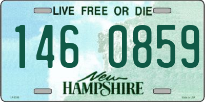 NH license plate 1460859