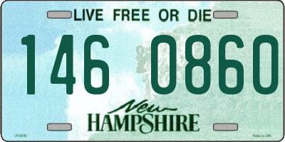 NH license plate 1460860