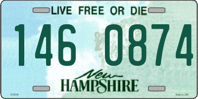 NH license plate 1460874