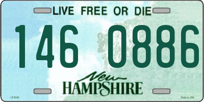 NH license plate 1460886