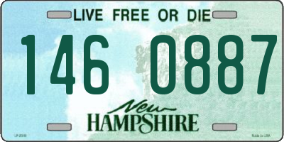 NH license plate 1460887