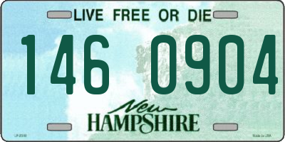 NH license plate 1460904