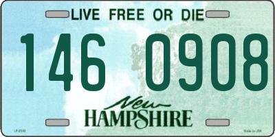NH license plate 1460908
