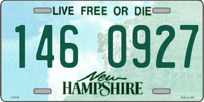 NH license plate 1460927