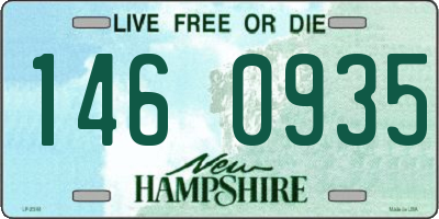 NH license plate 1460935